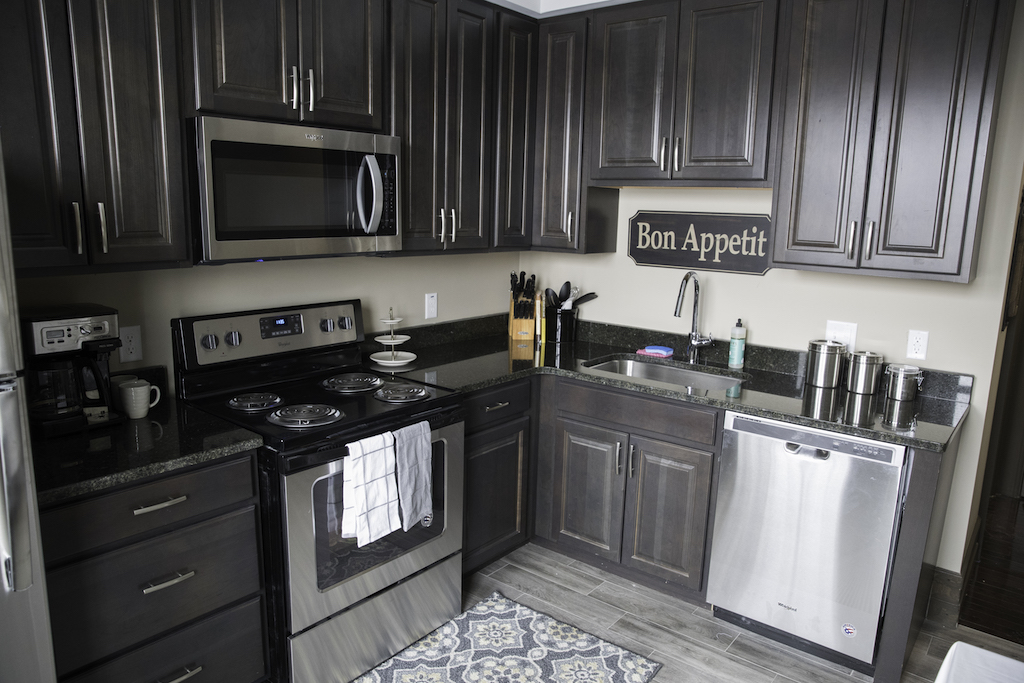 Inside the Saint Rita Apartments, designed to support Detroit's homeless